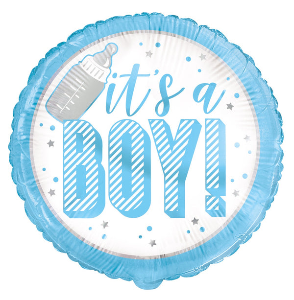 IT'S A BOY BLUE 45CM (18") FOIL BALLOON